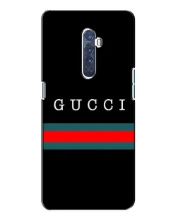 Чехол для OPPO Reno 2 с картинкой «Gucci — красный пояс»