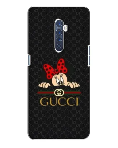 Чехол для OPPO Reno 2 с картинкой «Минни Маус Gucci — черный»