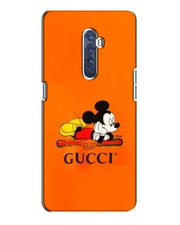 Чехол для OPPO Reno 2 с картинкой «Микки Маус Gucci — оранж»