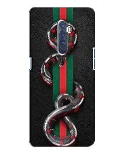 Чехол для OPPO Reno 2 с картинкой «Gucci — змея на полосе»