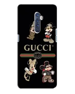 Чехол для OPPO Reno 2 с картинкой «Gucci — герои Disney и монограмма»