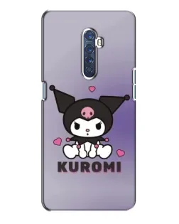 Чехол для OPPO Reno 2 с картинкой «Kuromi — фиолетовый арт»