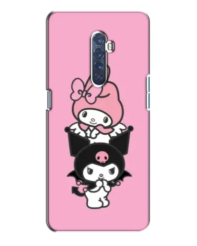 Чехол для OPPO Reno 2 с картинкой «My Melody и Kuromi» Чехол для OPPO Reno 2 с картинкой «My Melody и Kuromi»