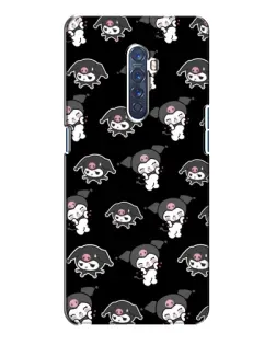 Чехол для OPPO Reno 2 с картинкой «Черный паттерн Kuromi»