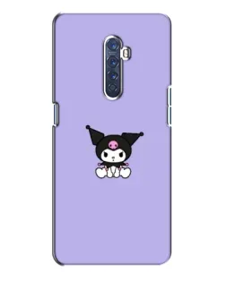 Чехол для OPPO Reno 2 с картинкой «Kuromi — фиолетовый минимализм»