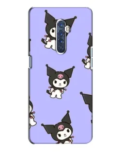 Чехол для OPPO Reno 2 с картинкой «Паттерн с Kuromi»