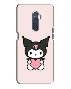 Чехол для OPPO Reno 2 с картинкой «Kuromi и сердце»