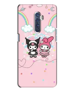 Чехол для OPPO Reno 2 с картинкой «My Melody и Kuromi»