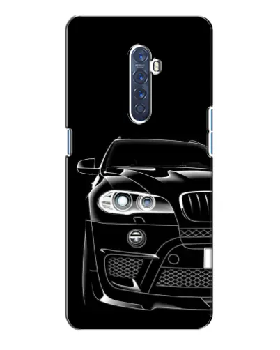 Чехол для OPPO Reno 2 с картинкой «Темный силуэт BMW» Чехол для OPPO Reno 2 с картинкой «Темный силуэт BMW»