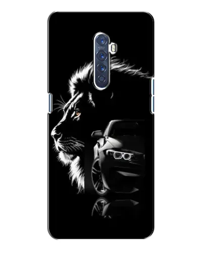 Чехол для OPPO Reno 2 с картинкой «BMW и лев» Чехол для OPPO Reno 2 с картинкой «BMW и лев»
