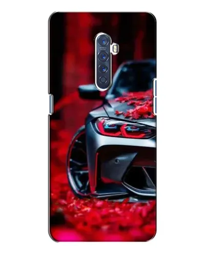 Чехол для OPPO Reno 2 с картинкой «Спортивная BMW и цветы» Чехол для OPPO Reno 2 с картинкой «Спортивная BMW и цветы»