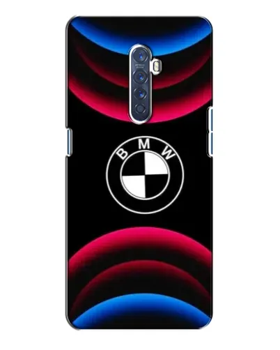 Чехол для OPPO Reno 2 с картинкой «Логотип BMW и неоновые дуги» Чехол для OPPO Reno 2 с картинкой «Логотип BMW и неоновые дуги»