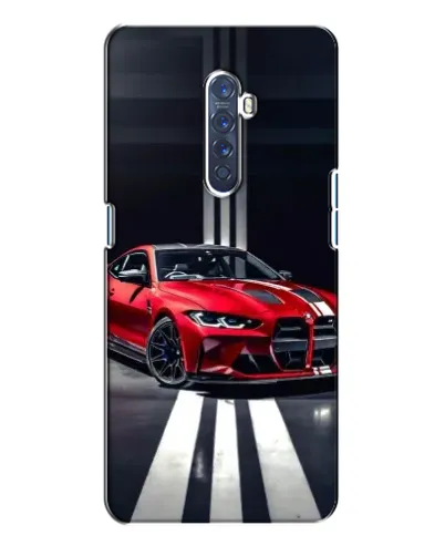 Чехол для OPPO Reno 2 с картинкой «Красная BMW на дороге» Чехол для OPPO Reno 2 с картинкой «Красная BMW на дороге»