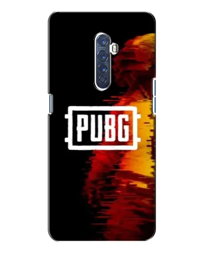 Чехол для OPPO Reno 2 с картинкой «Яркий логотип PUBG»