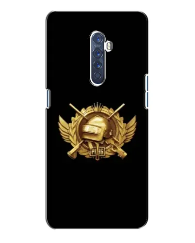 Чехол для OPPO Reno 2 с картинкой «PUBG — оранжевый градиент»