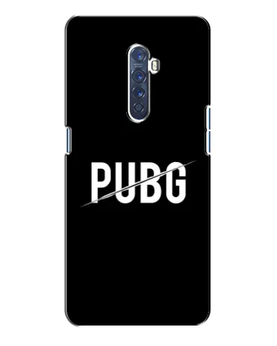 Чехол для OPPO Reno 2 с картинкой «PUBG — белый логотип»