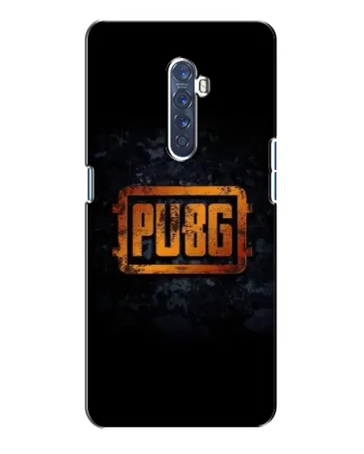 Чехол для OPPO Reno 2 с картинкой «PUBG — золотой логотип»