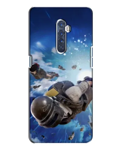 Чехол для OPPO Reno 2 с картинкой «Десант PUBG — прыжок»