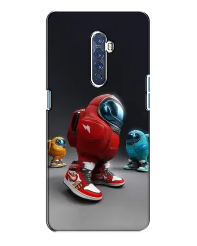 Чехол для OPPO Reno 2 с картинкой «Among Us — 3D стиль»