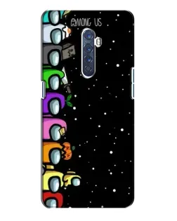 Чехол для OPPO Reno 2 с картинкой «Команда Among Us» Чехол для OPPO Reno 2 с картинкой «Команда Among Us»
