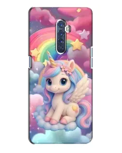 Чехол для OPPO Reno 2 с картинкой «Маленький единорог»