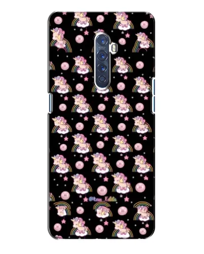 Чехол для OPPO Reno 2 с картинкой «Magic Unicorn паттерн»