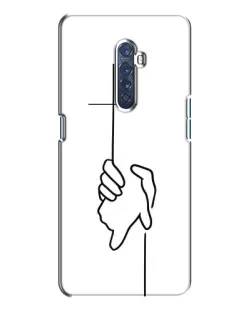 Чехол для OPPO Reno 2 с картинкой «Рука держит»
