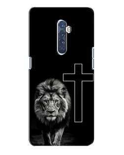 Чехол для OPPO Reno 2 с картинкой «Лев и Крест»