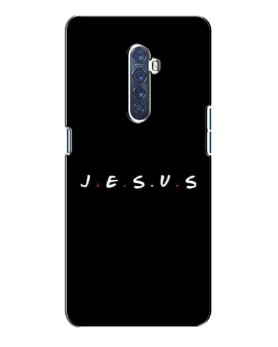 Чехол для OPPO Reno 2 с картинкой «Точки веры J.E.S.U.S.»