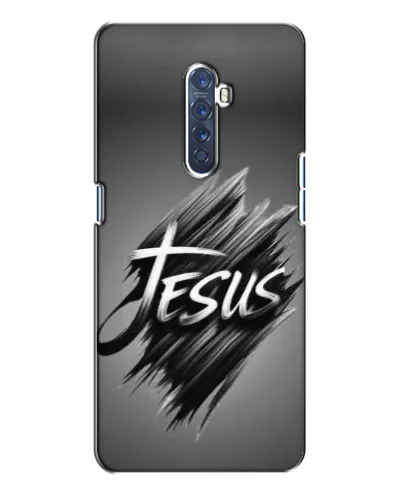 Чехол для OPPO Reno 2 с картинкой «Надпись Jesus Graffiti»