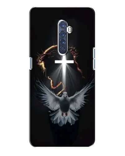 Чехол для OPPO Reno 2 с картинкой «Голубь и Свет»
