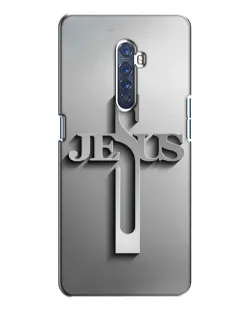 Чехол для OPPO Reno 2 с картинкой «Металлический крест Jesus» Чехол для OPPO Reno 2 с картинкой «Металлический крест Jesus»