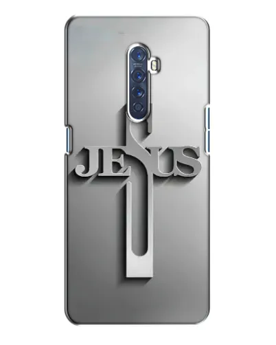 Чехол для OPPO Reno 2 с картинкой «Металлический крест Jesus» Чехол для OPPO Reno 2 с картинкой «Металлический крест Jesus»