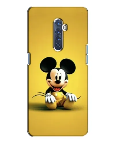 Чехол для OPPO Reno 2 с картинкой «Микки на желтом»