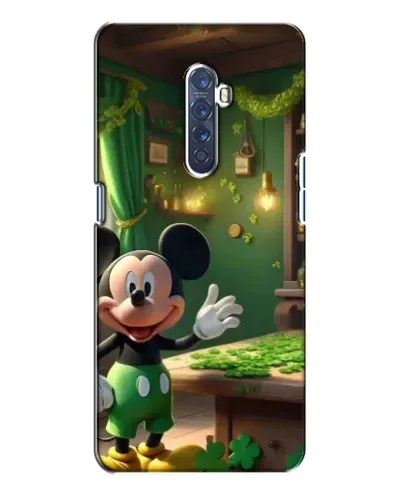 Чехол для OPPO Reno 2 с картинкой «Микки в мастерской»