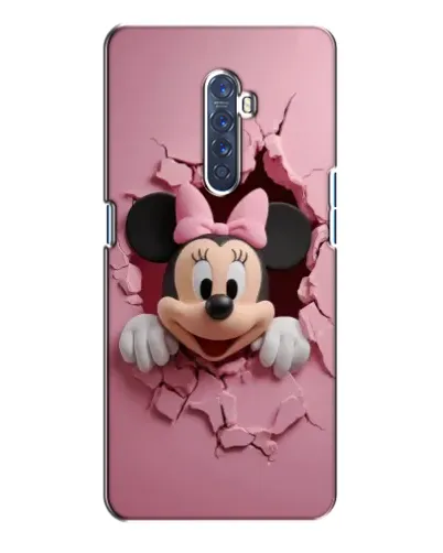 Чехол для OPPO Reno 2 с картинкой «Минни сквозь стену»