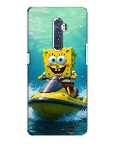 Чехол для OPPO Reno 2 с картинкой «Спанч Боб на гидроцикле» Чехол для OPPO Reno 2 с картинкой «Спанч Боб на гидроцикле»