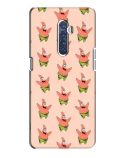 Чехол для OPPO Reno 2 с картинкой «Патрик Стар паттерн»