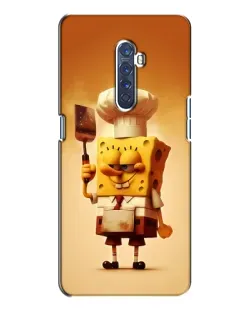 Чехол для OPPO Reno 2 с картинкой «Губка Боб повар»
