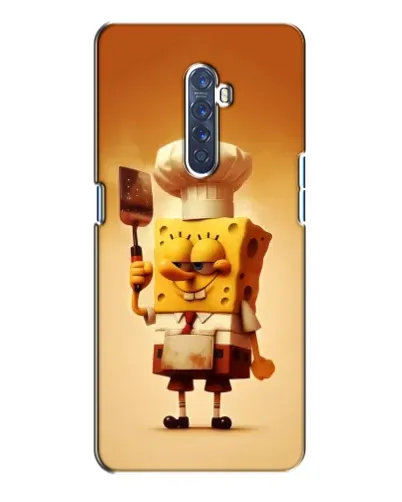 Чехол для OPPO Reno 2 с картинкой «Губка Боб повар» Чехол для OPPO Reno 2 с картинкой «Губка Боб повар»