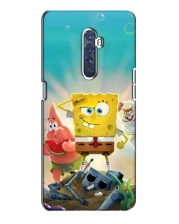 Чехол для OPPO Reno 2 с картинкой «Спанч Боб победитель»