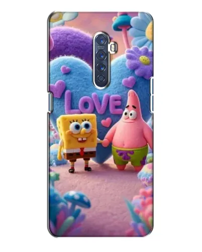 Чехол для OPPO Reno 2 с картинкой «Губка Боб Патрик» Чехол для OPPO Reno 2 с картинкой «Губка Боб Патрик»