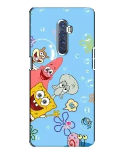 Чехол для OPPO Reno 2 с картинкой «Веселые пузырьки»