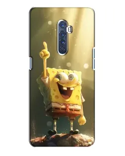 Чехол для OPPO Reno 2 с картинкой «Сияющий Спанч Боб»