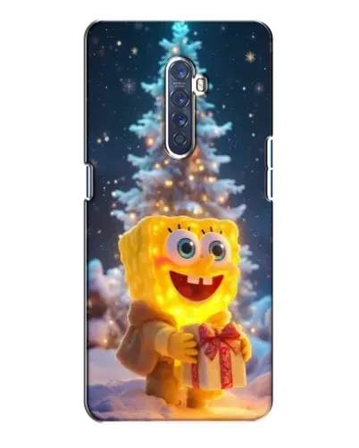 Чехол для OPPO Reno 2 с картинкой «Рождественский Спанч Боб» Чехол для OPPO Reno 2 с картинкой «Рождественский Спанч Боб»