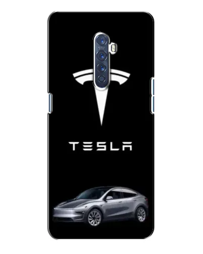 Чехол для OPPO Reno 2 с картинкой «Tesla Model Y»