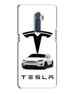Чохол для OPPO Reno 2 з картинкою «Tesla White Style» Чохол для OPPO Reno 2 з картинкою «Tesla White Style»