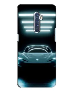 Чохол для OPPO Reno 2 з картинкою «Tesla в неоні» Чохол для OPPO Reno 2 з картинкою «Tesla в неоні»