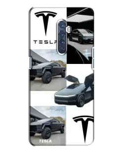 Чохол для OPPO Reno 2 з картинкою «Колаж Cybertruck Tesla» Чохол для OPPO Reno 2 з картинкою «Колаж Cybertruck Tesla»