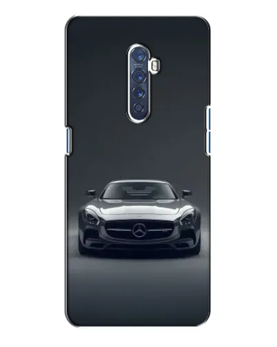 Чехол для OPPO Reno 2 с картинкой «Mercedes на черном»